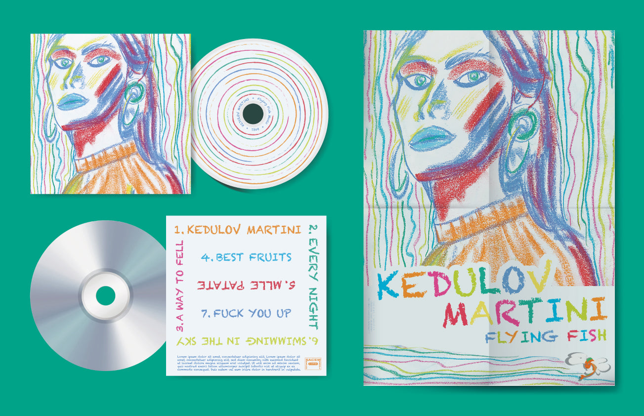 #12 - CD & Poster - Kedulov Martini - Flying Fish