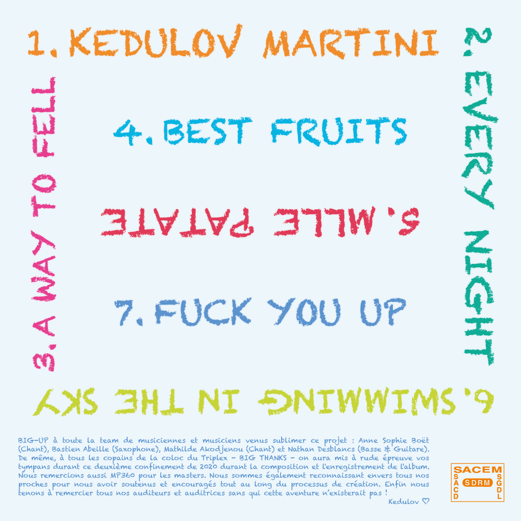 #12 - CD & Poster - Kedulov Martini - Flying Fish