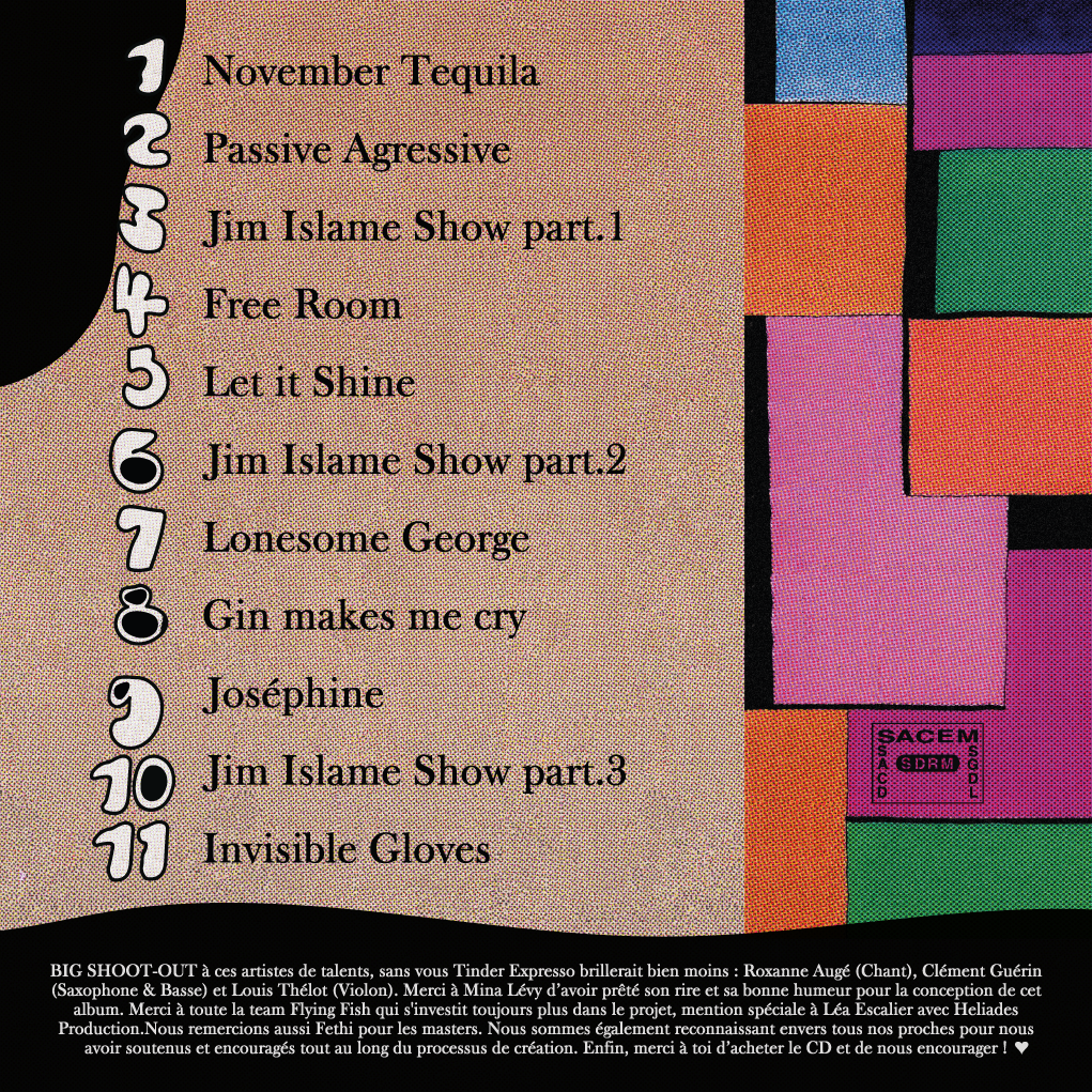 #11 - CD & Poster - Tinder Expresso - Flying Fish